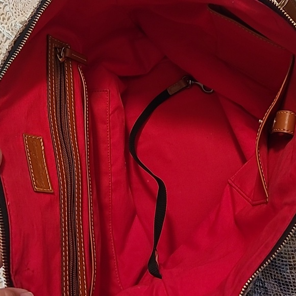 GUC Huge Snakeskin Dooney and Burke bag! - Picture 7 of 8